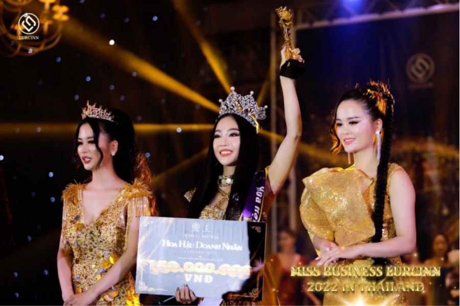 Lurcinn Group – Hành trình đăng quang “lột xác” của nàng hậu Vũ Thị Hương tại Miss Business Lurcinn 2022