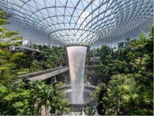 Kiến trúc Biophilic tại sân bay Jewel Changi (Singapore)